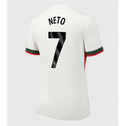 Billige Fotballdrakt Chelsea Pedro Neto #7 Replika Bortedrakt Dame 2025-26 Kortermet Billige Fotballdrakt Chelsea Pedro Neto #7 Replika Bortedrakt Dame 2025-26 Kortermet